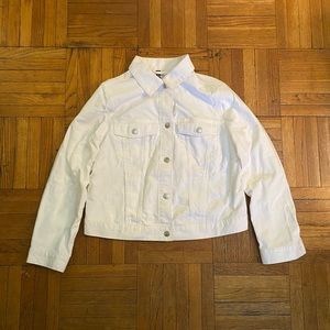 H&M Jean Jacket In White 🤍💫